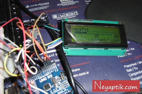 Arduino LCD ile Progressbar Yapımı